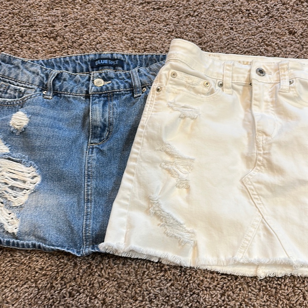 2 Jean skirts